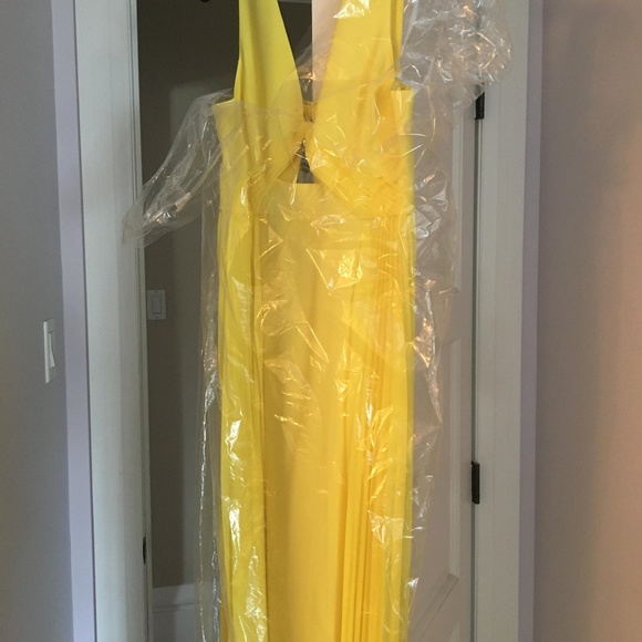 BCBG Yellow Dress (Size 4) Never Worn - Picture 2 of 3